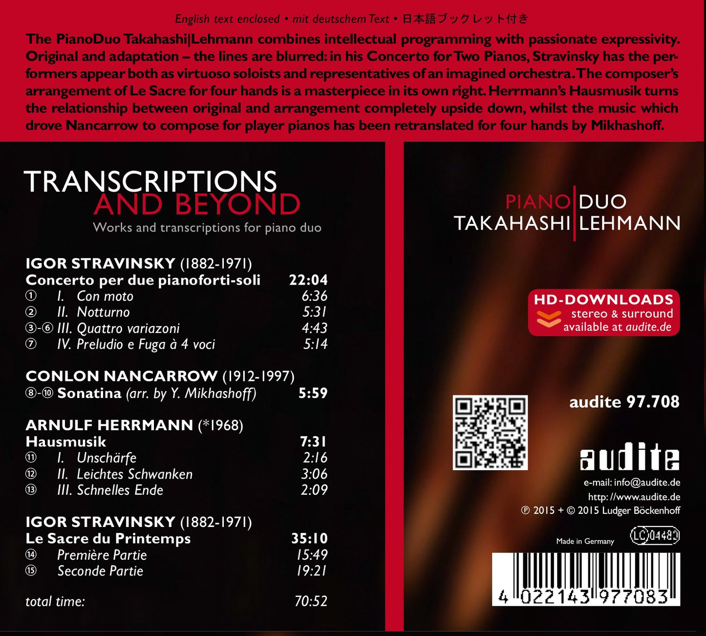 Transcriptions and Beyond