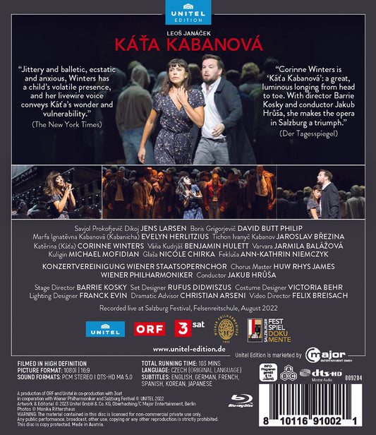 Janacek:  Káta Kabanová from Salzburg Festival [Blu-ray Video]