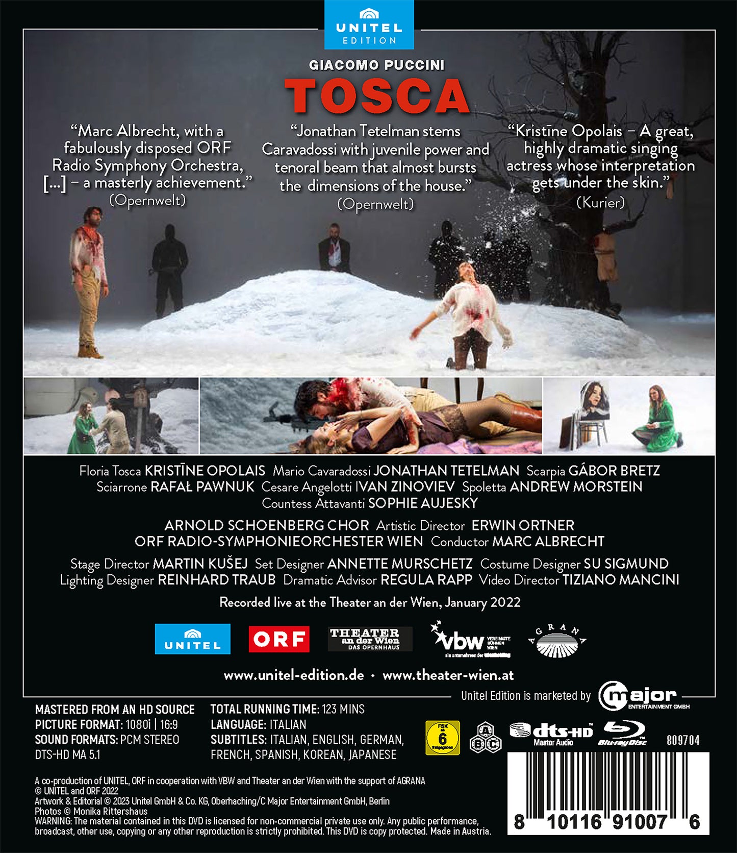 Puccini: Tosca [Blu-ray Video]