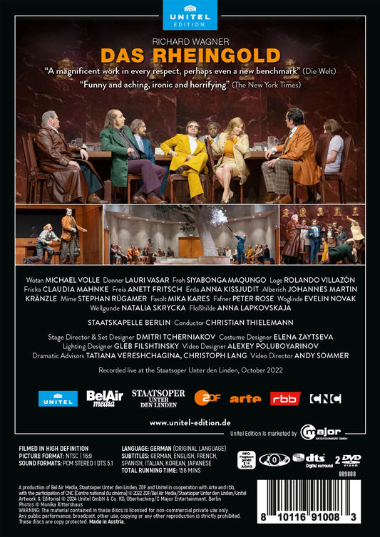 Wagner: Das Rheingold  Christian Thielemann, Claudia Mahnke, Dmitri Tcherniakov, Johannes Martin Kranzle, Michael Volle, Mi