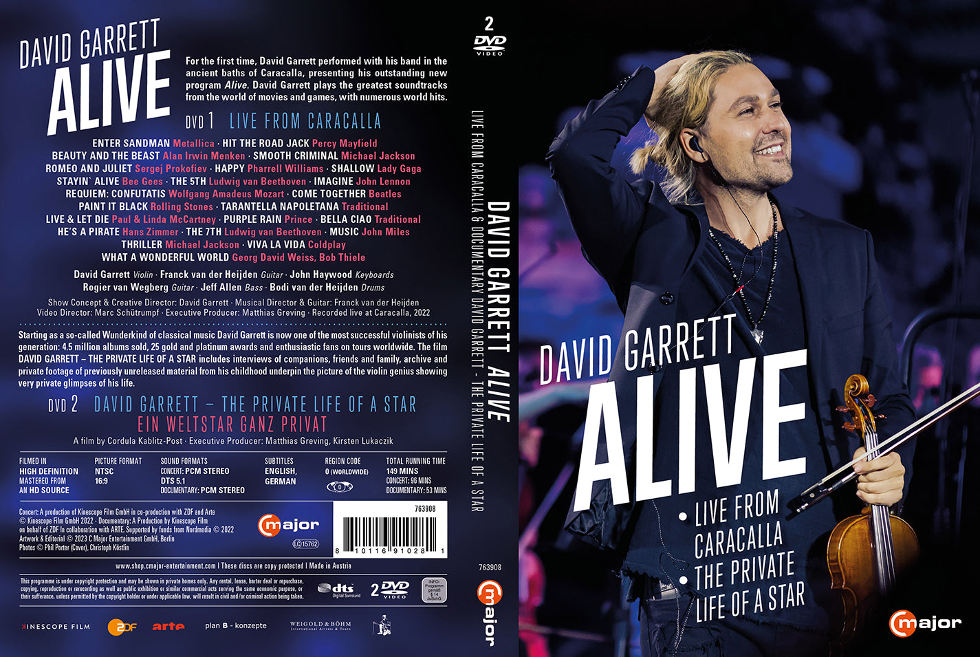 David Garrett: ALIVE - Live from Caracalla & The Private Life of a Star