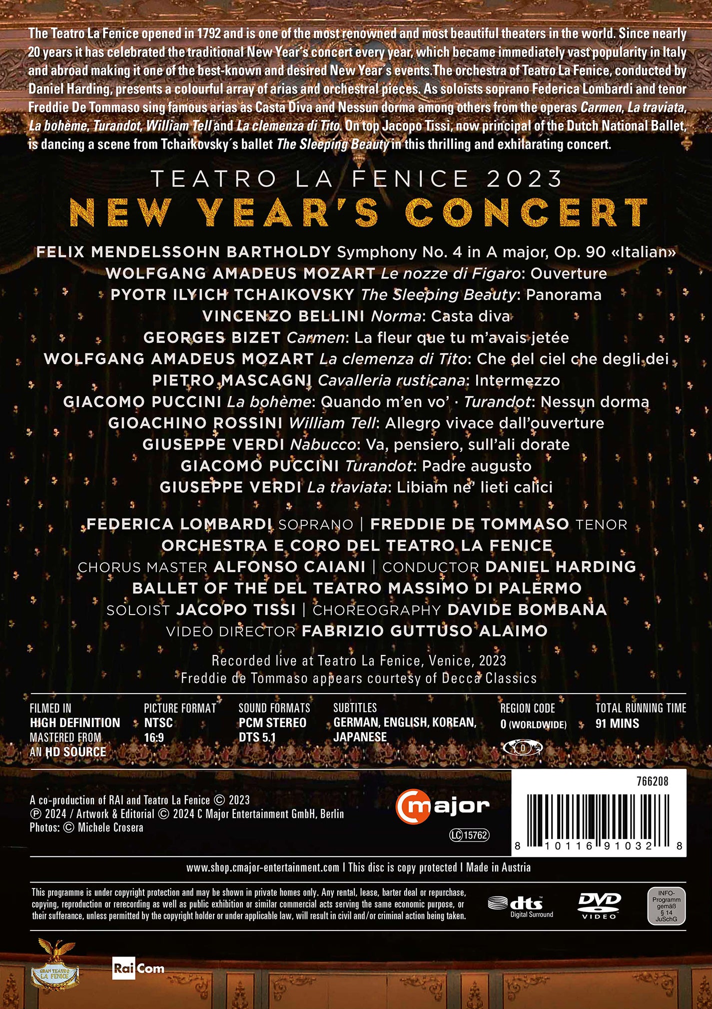 New Year's Concert: Teatro la Fenice 2023