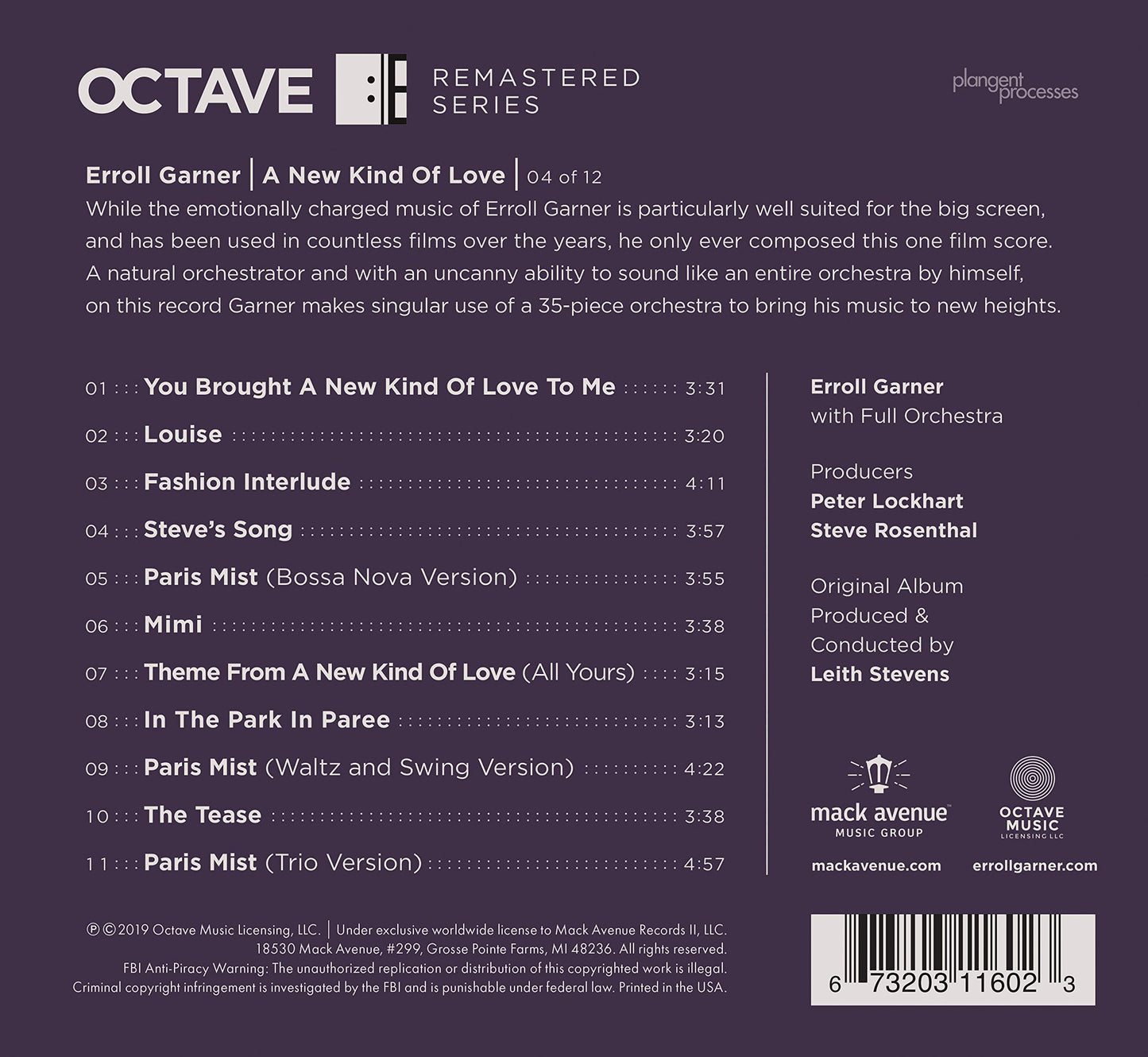 NEW KIND OF LOVE (OCTAVE REMASTERED SERIES)