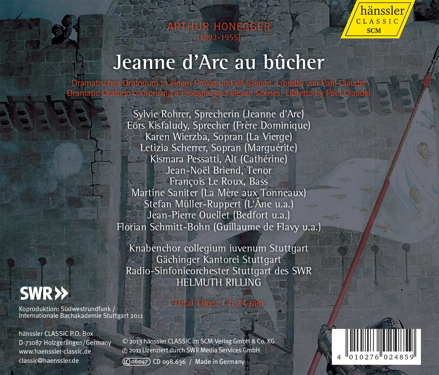 Honegger.: Jeanne d'Arc au bucher