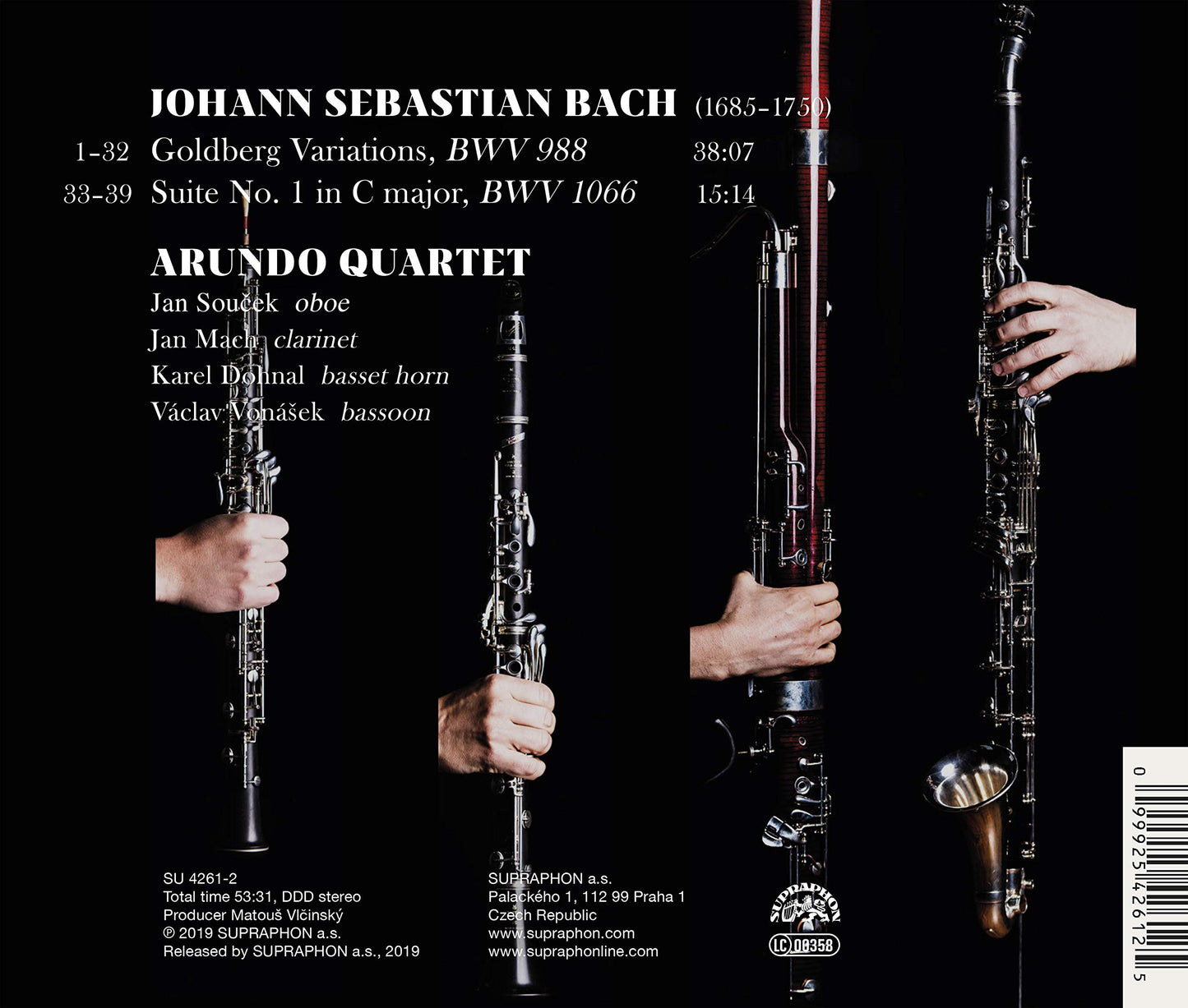 Arundo Quartet -Bach: Goldberg Variations