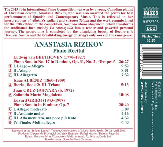 Piano Recital: Anastasia Rizikov