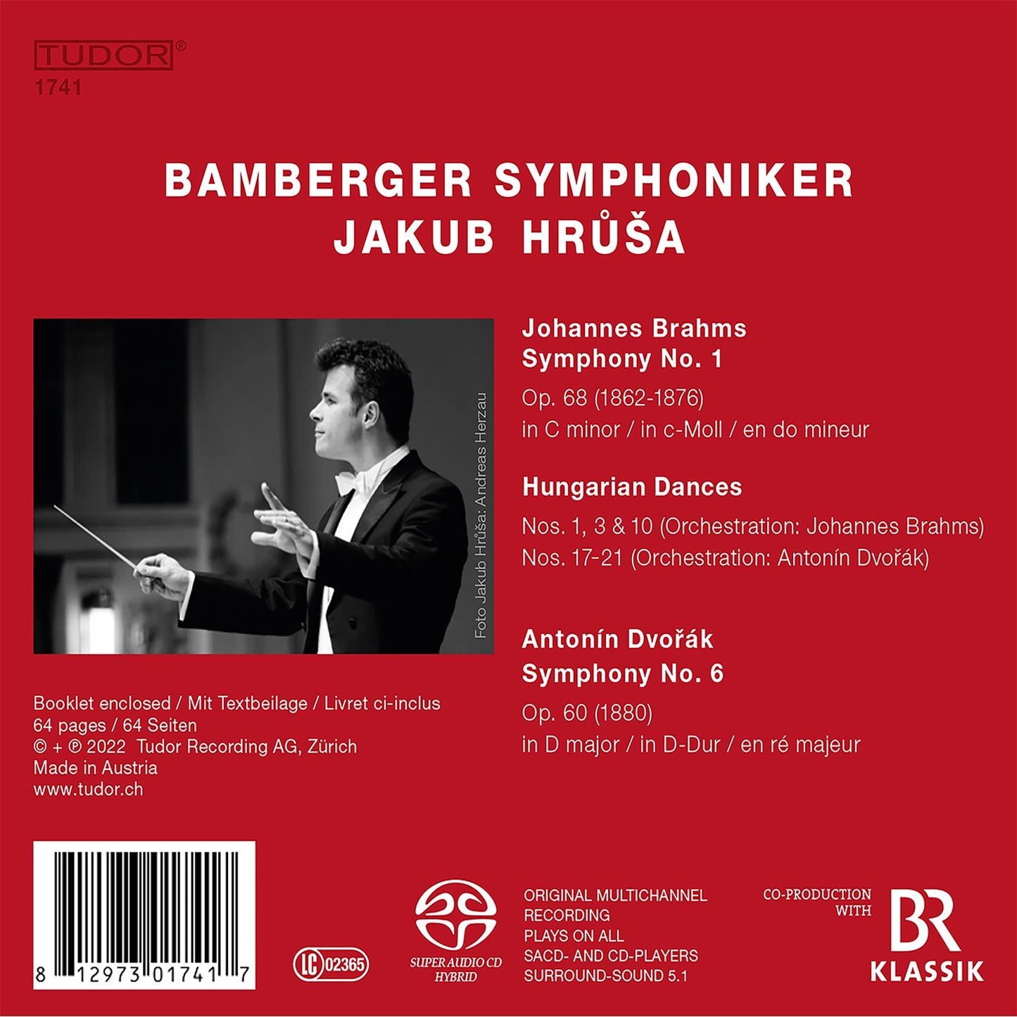 Brahms: Symphony No. 1, Op. 68 in C minor & 8 Hungarian Danc