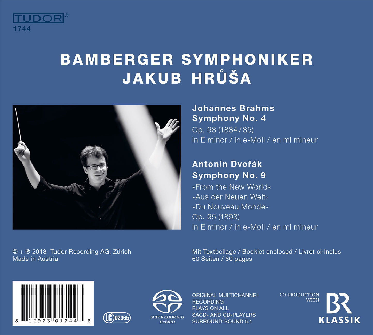 Brahms: Symphony No. 4 - Dvorák: Symphony No. 9 "From the Ne
