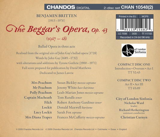 Britten, B.: Beggar's Opera (The) [Opera]