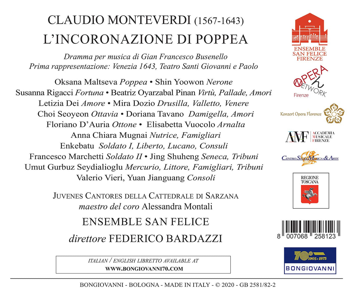 Monteverdi: L'incoronazione di Poppea