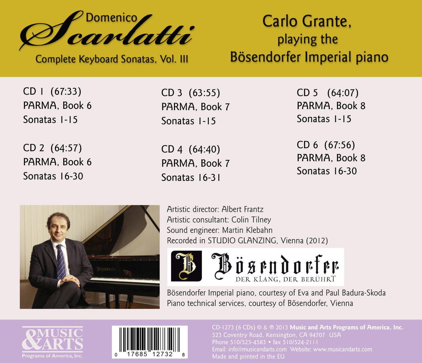 Scarlatti: The Complete Keyboard Sonatas, Vol. 3