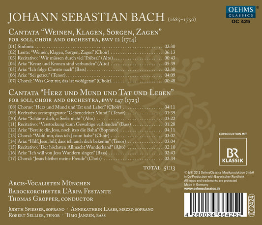 Bach: Cantatas, BWV 12 & 147