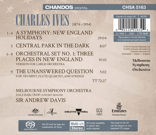 Ives: Orchestral Works, Vol. 2