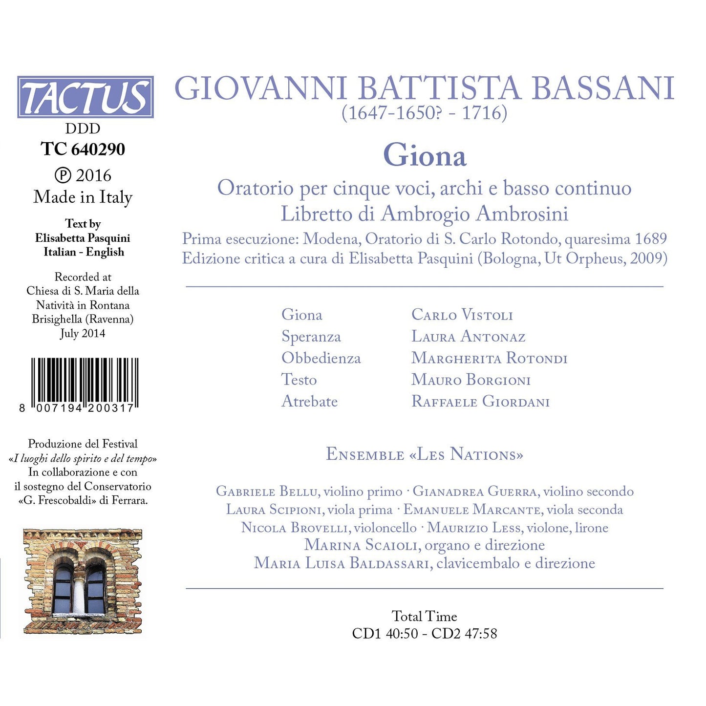 Bassani: Giona