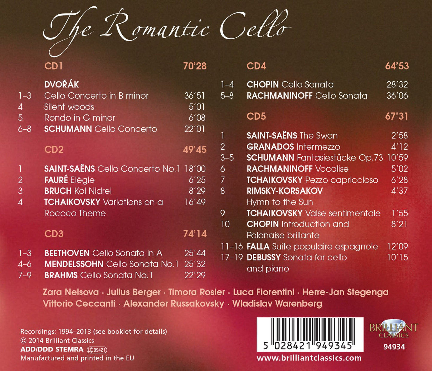ROMANTIC CELLO