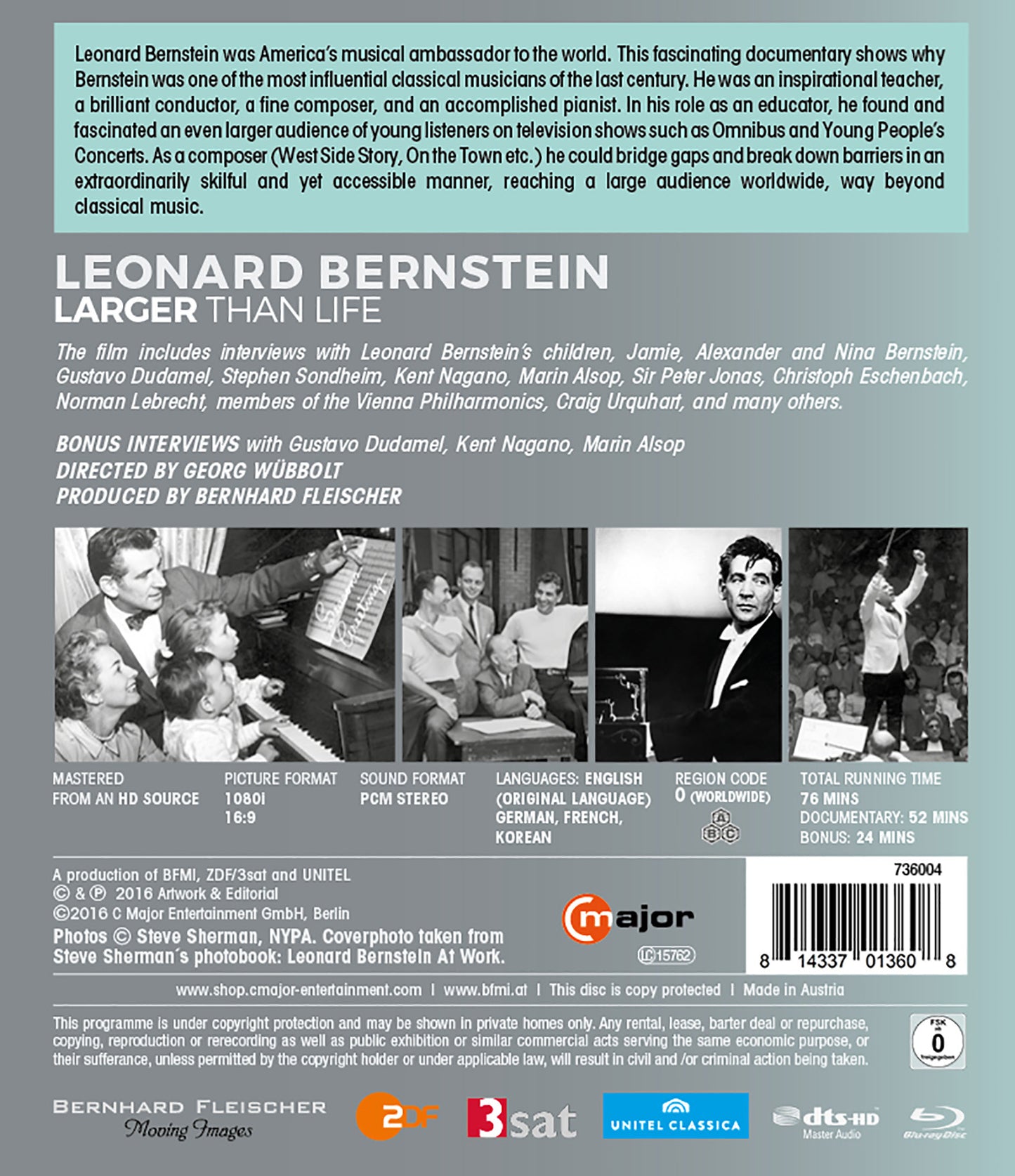 Bernstein: Larger than Life [Blu-ray Video]