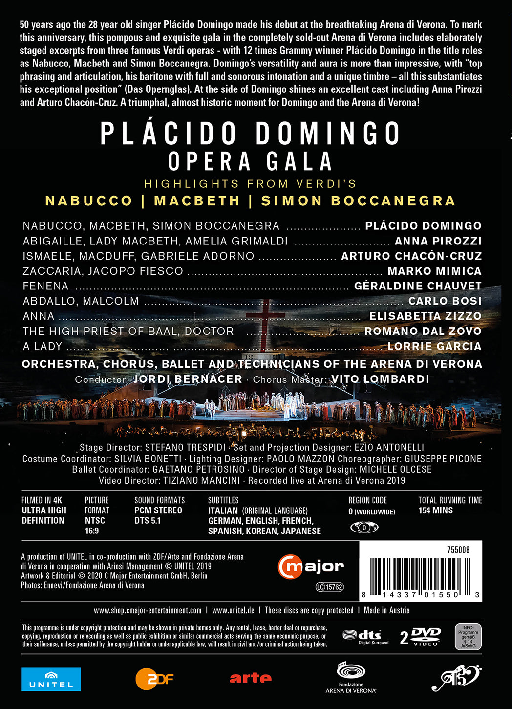 Plácido Domingo - Opera Gala [DVD Video]