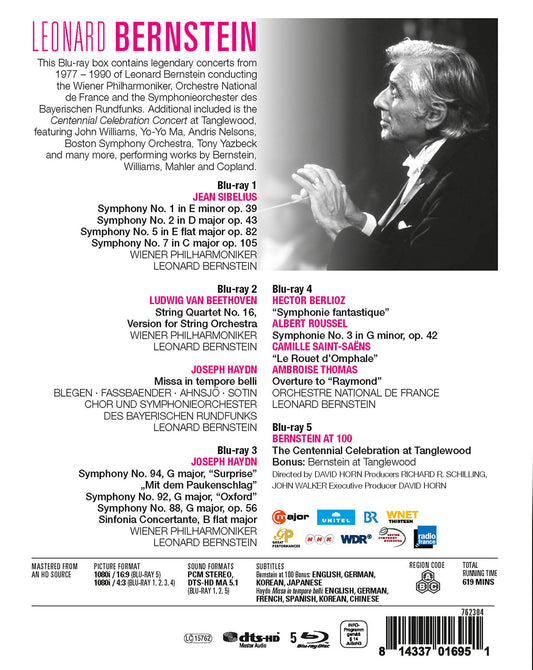 Leonard Bernstein, Vol. 2 [Blu-ray]