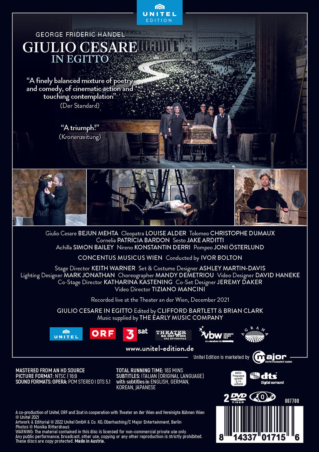 Handel: Giulio Cesare In Egitto