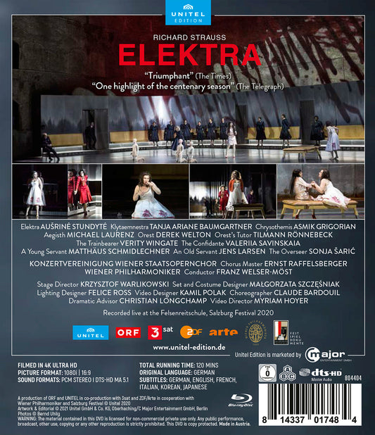 Strauss: Elektra  Wiener Philharmoniker, Wiener Staatsopernchor, Welser-Most