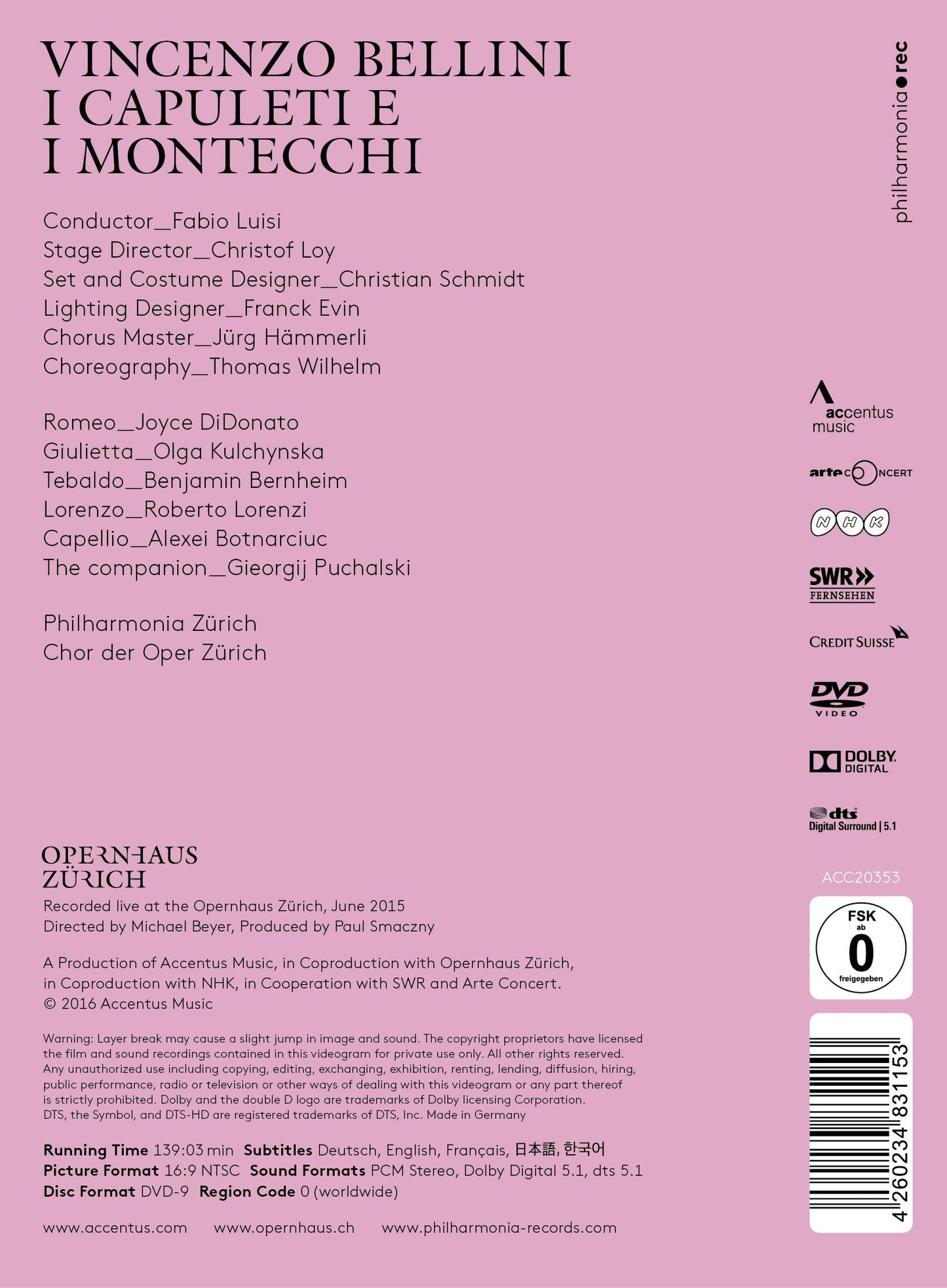 Bellini: I Capuleti e i Montecchi