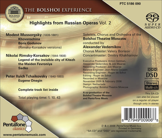Russian Opera Highlights, Vol. 2 - MUSSORGSKY, M.P. / RIMSKY