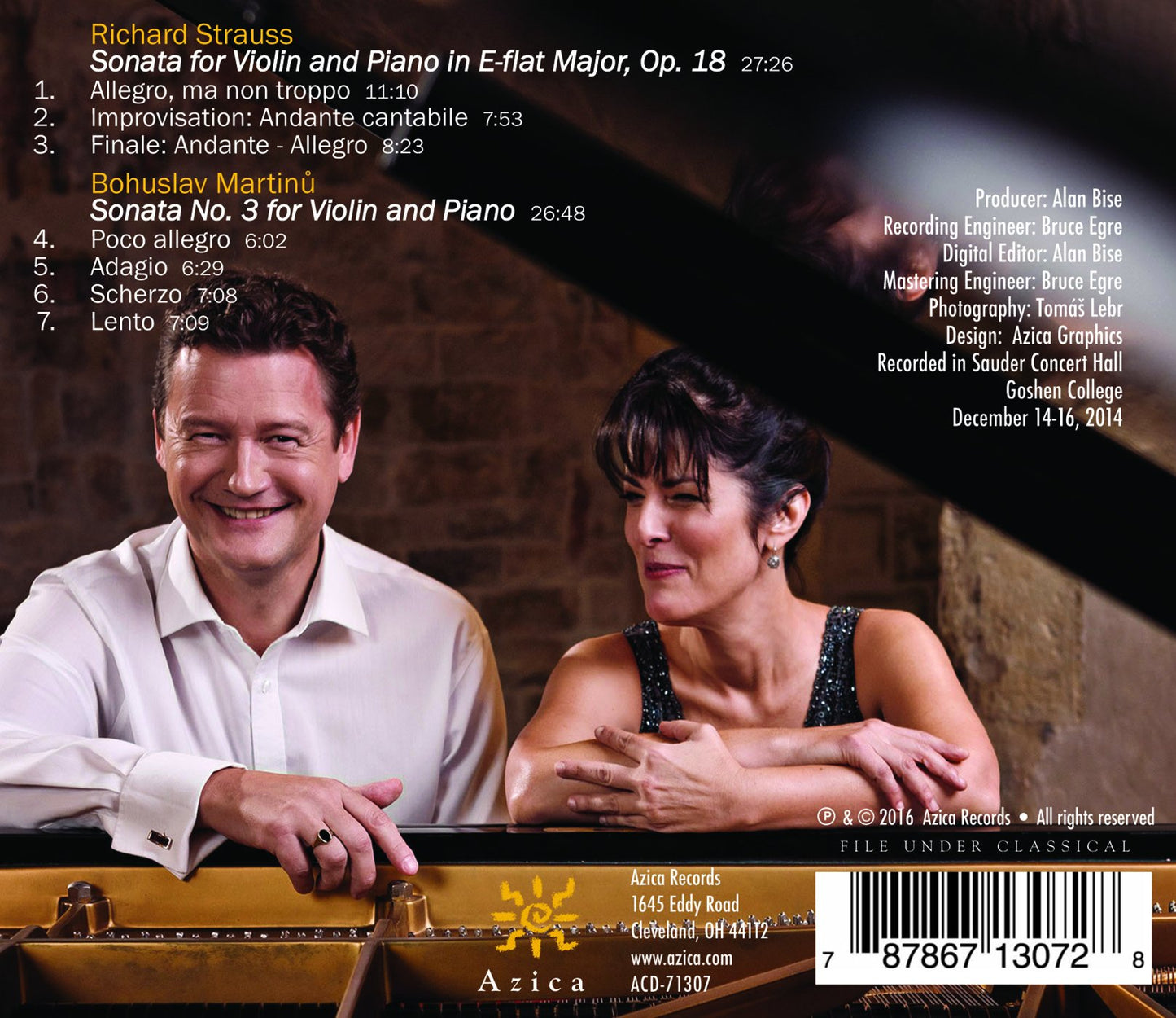Strauss & Martinu: Violin Sonatas