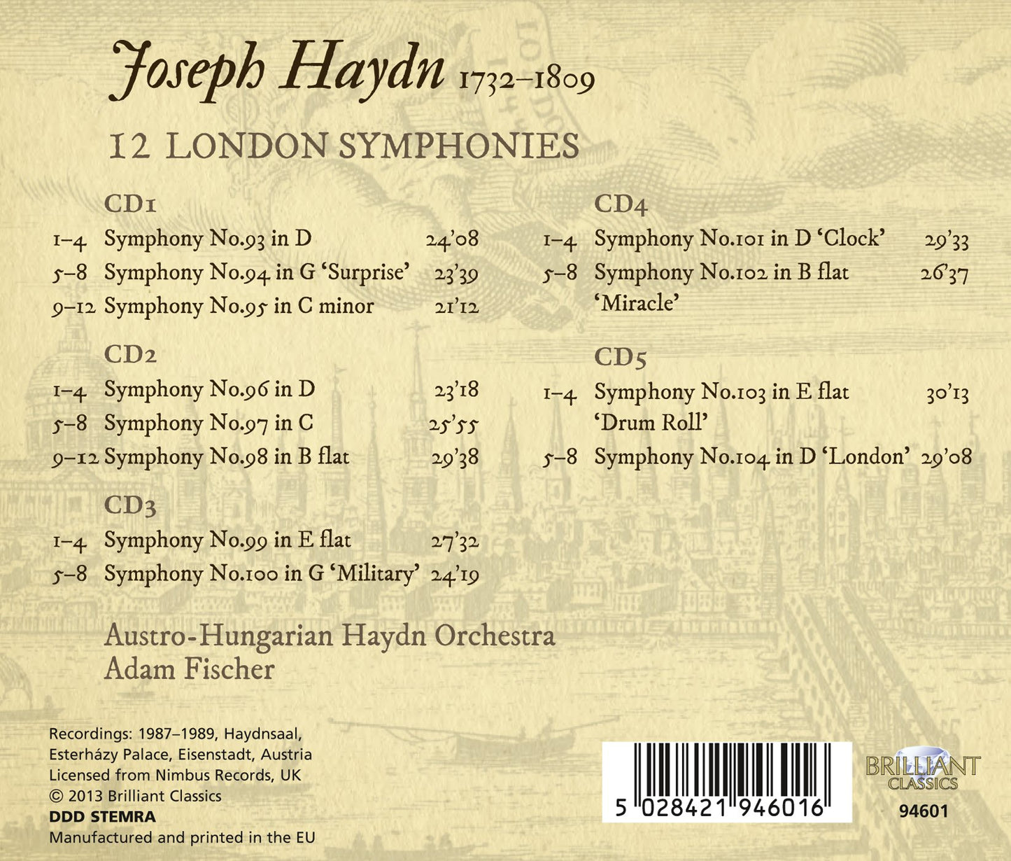 Haydn: The 12 London Symphonies