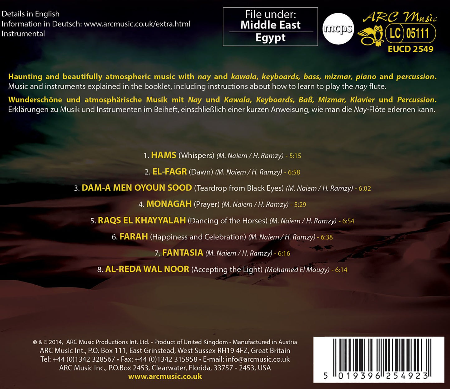 Hossam Ramzy Presents: Master of the Arabian Flute