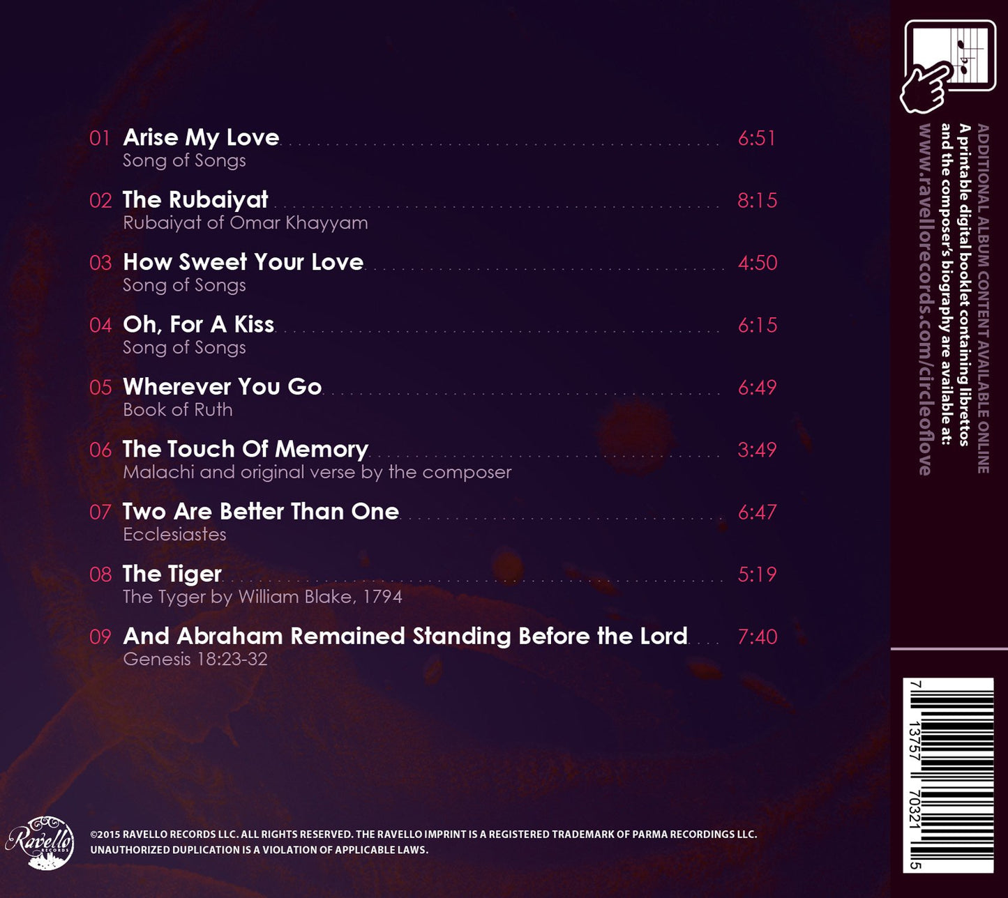 Craig Madden Morris: Circle of Love & Other Choral Offerings