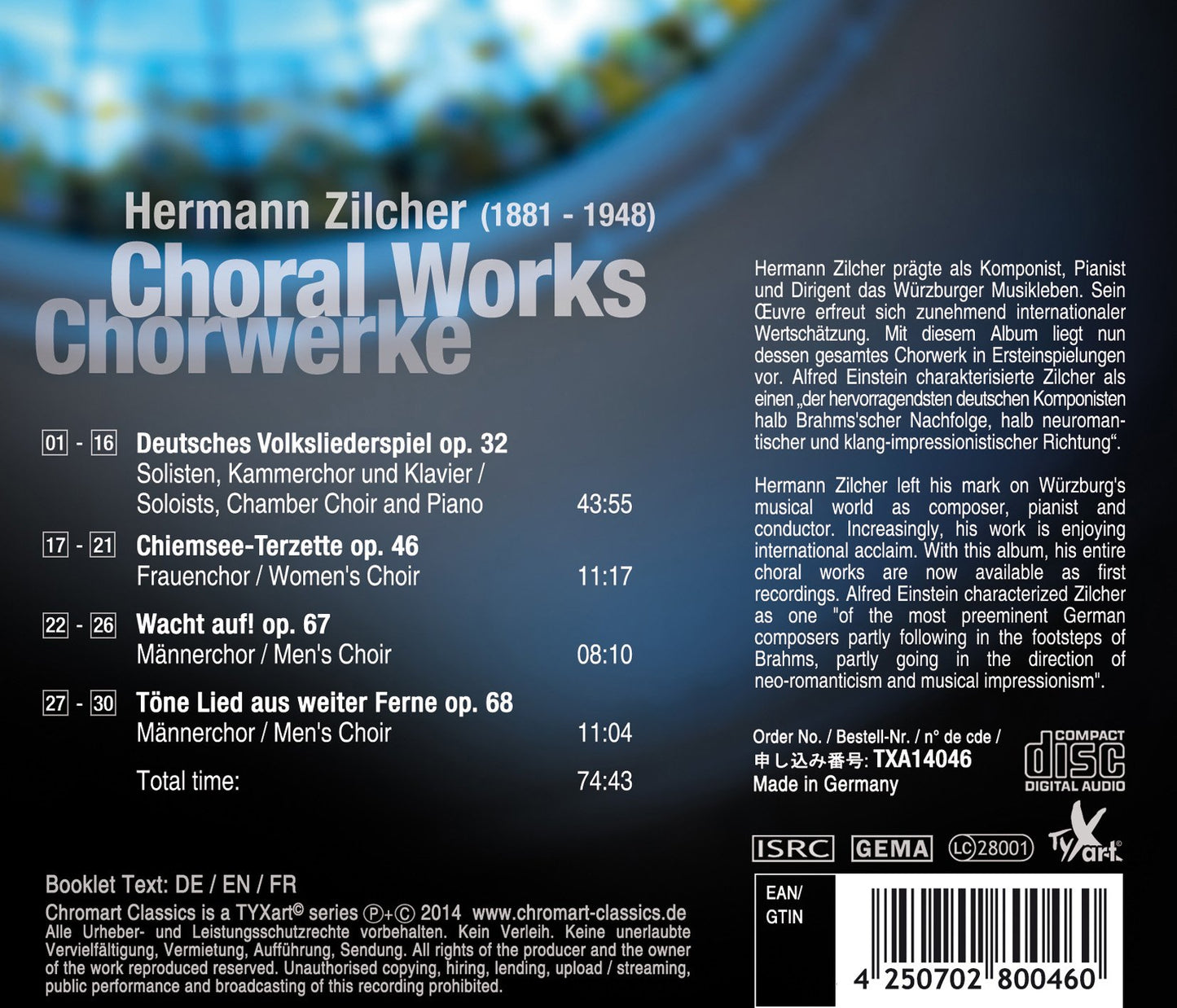 Zilcher: Choral Works