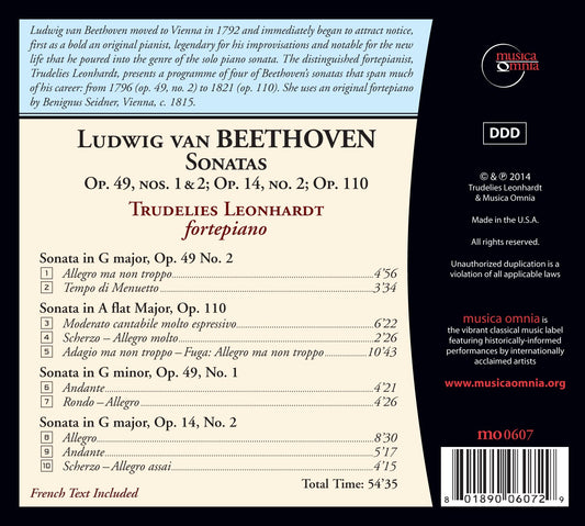The Romantics, Vol. 24: Beethoven Piano Sonatas, Op. 49 Nos.