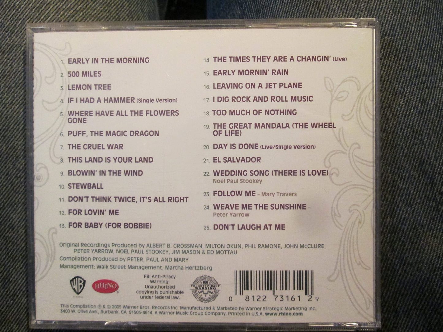 PETER, PAUL & MARY: VERY BEST