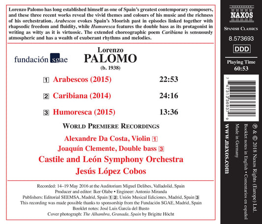 Palomo: Arabescos, Caribiana & Humoresca