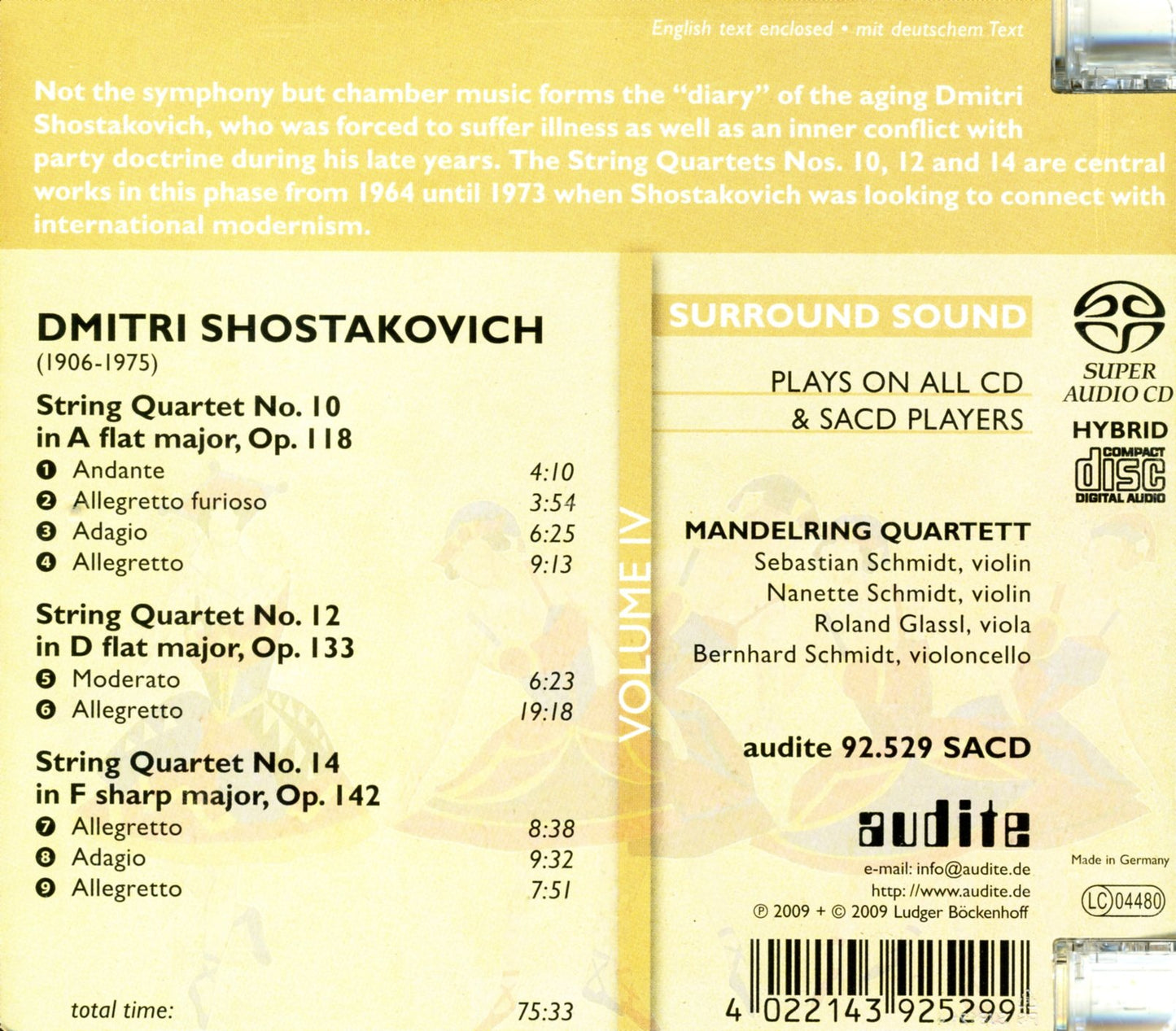 V 4: COMPLETE STRING QUARTETS