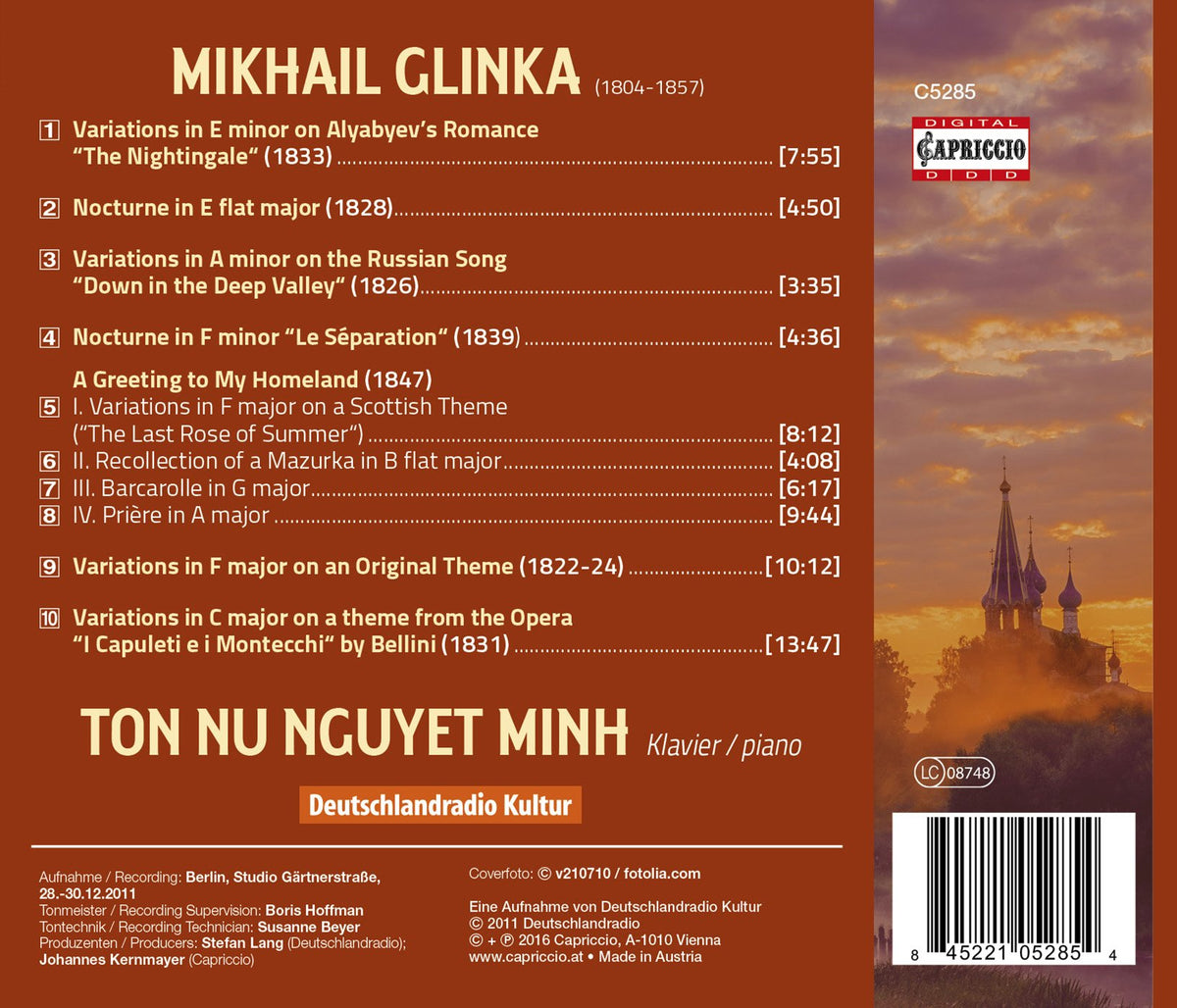 Glinka: Piano Variations