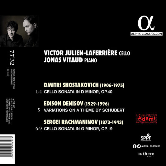 Victor Julien-Laferrière, Jonas Vitaud: Rachmaninov, Shostak