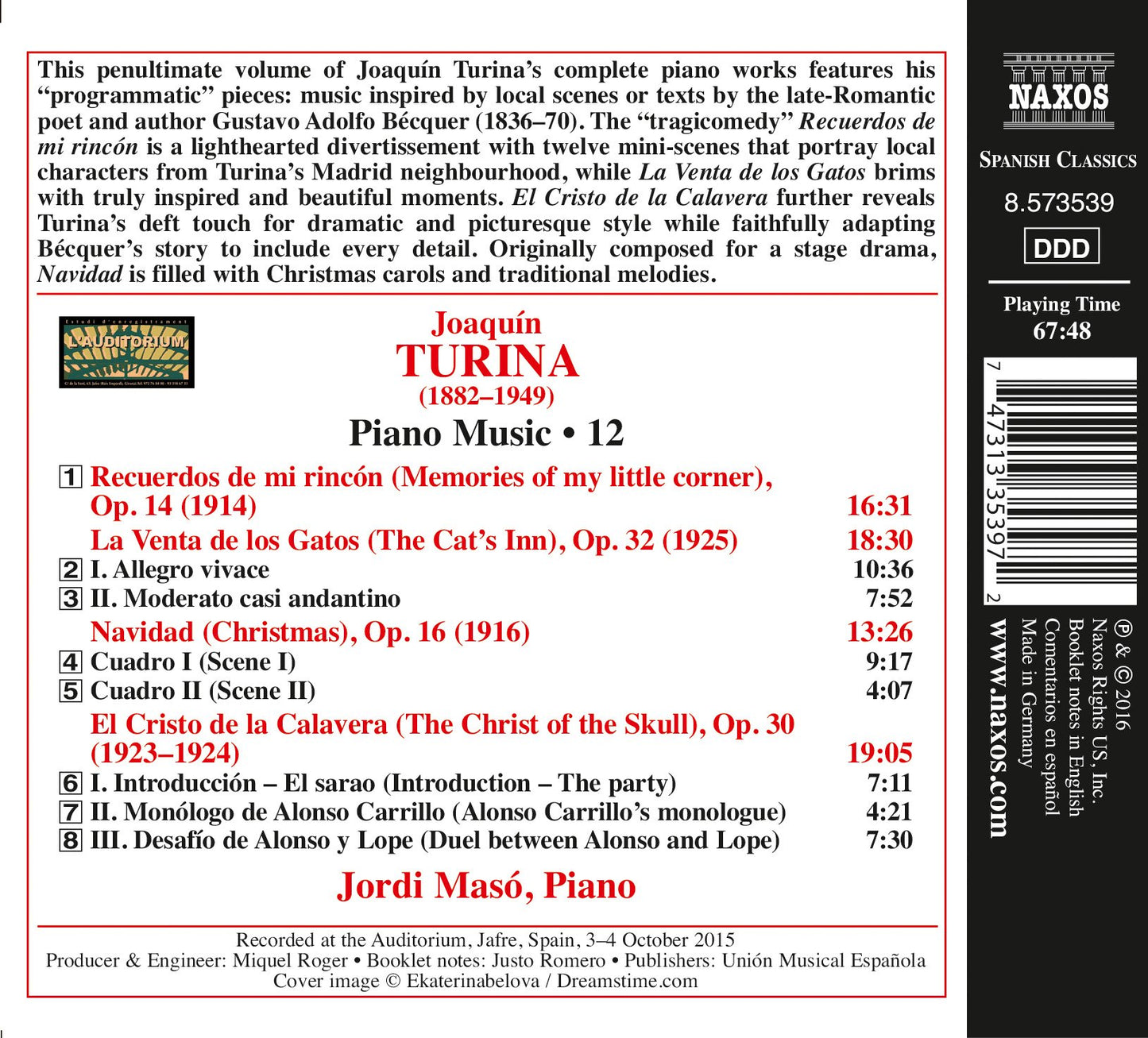 Turina: Piano Music, Vol. 12