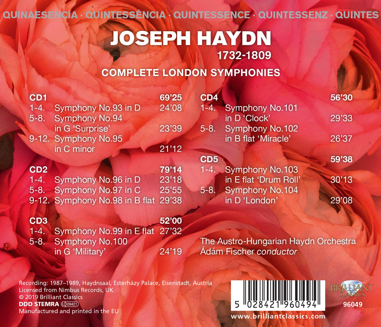 Quintessence Haydn - Complete London Symphonies