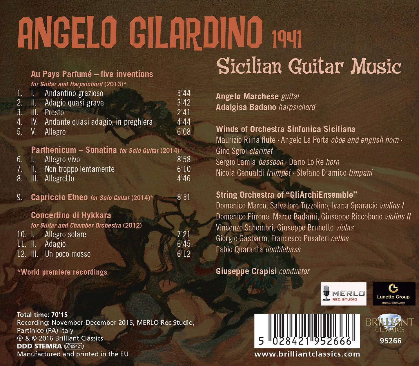Gilardino: Sicilian Guitar Music