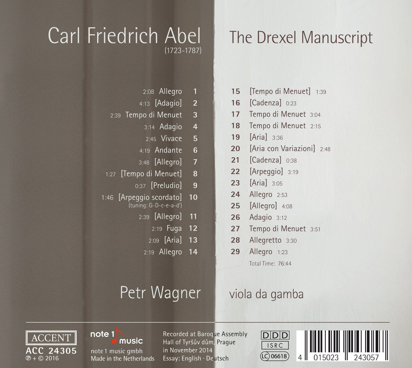 Abel: The Drexel Manuscript