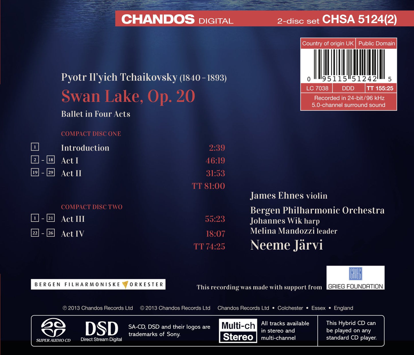 Tchaikovsky: Swan Lake, Op. 20 (Complete)