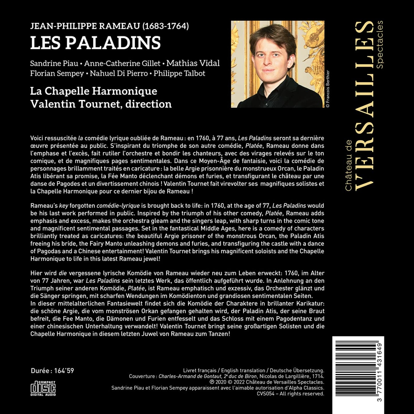 Rameau: Les Paladins