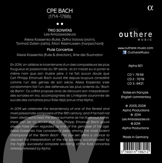C.P.E. Bach: Trio Sonatas & Flute Concertos