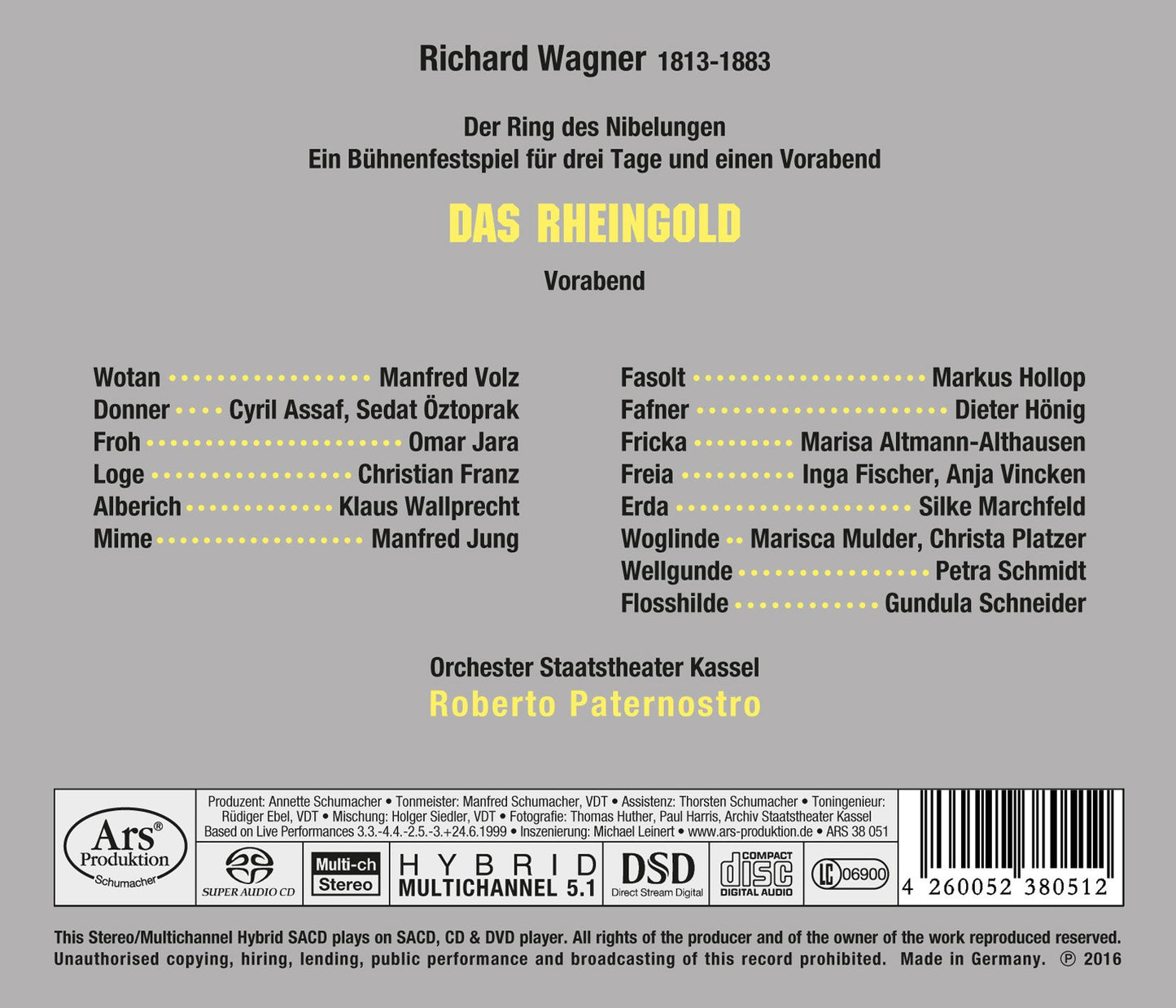 Wagner: Das Rheingold