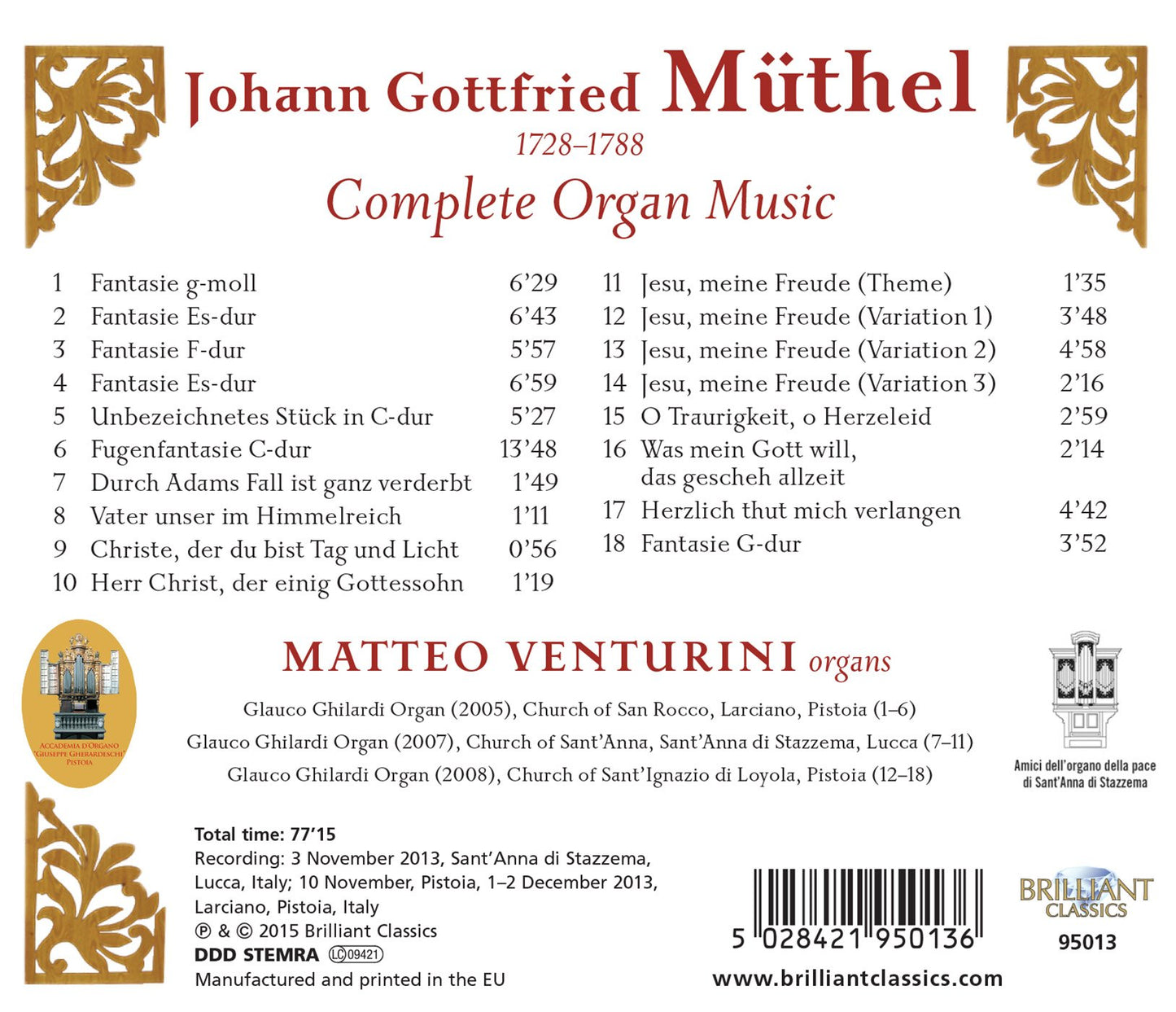 Muthel: Complete Organ Music