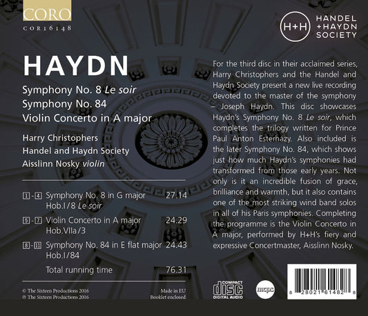 Haydn: Symphonies Nos. 8 & 84 - Violin Concerto No. 3