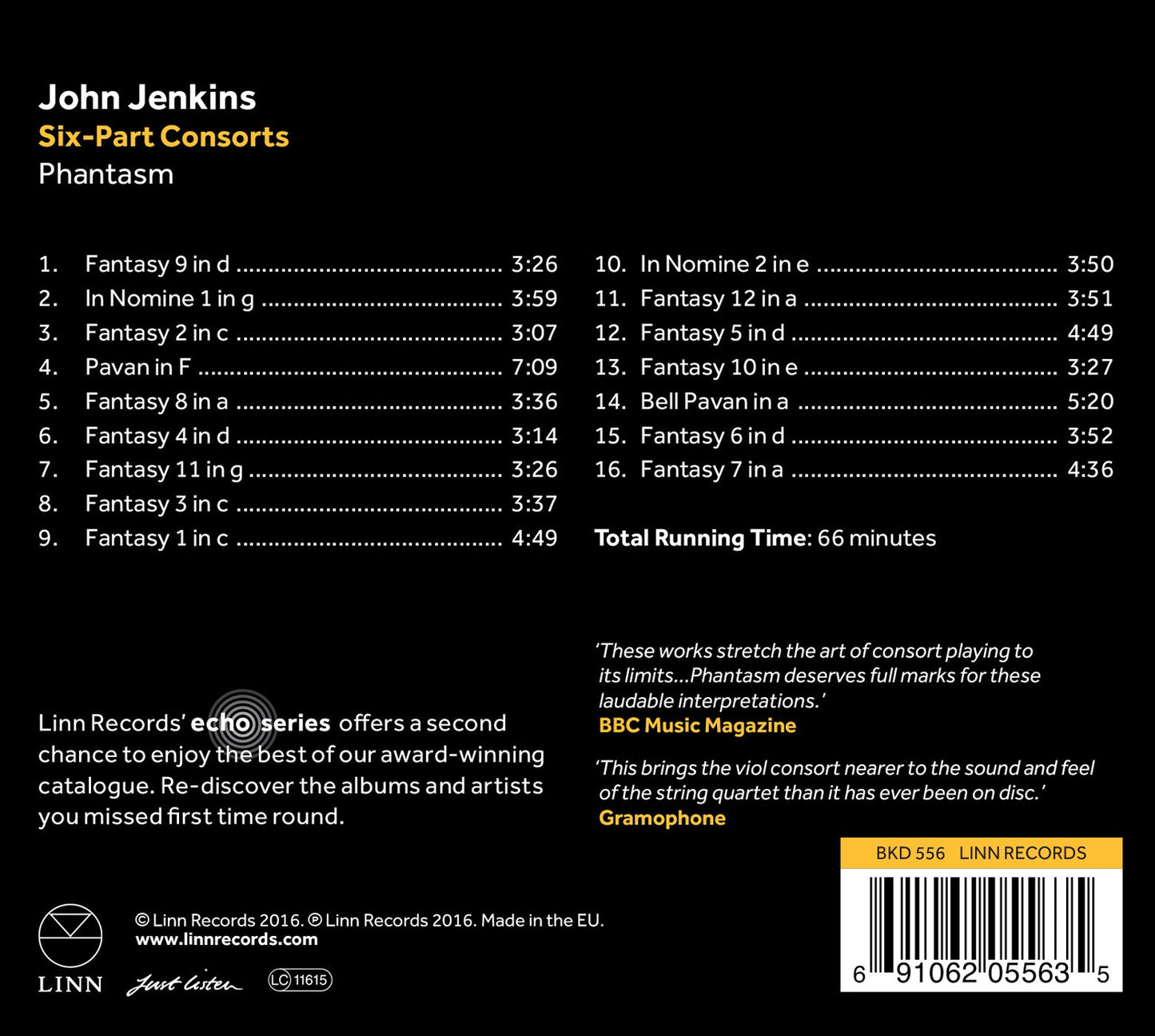 Jenkins: 6 Part Consorts