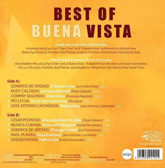 BEST OF BUENA VISTA (VINYL)