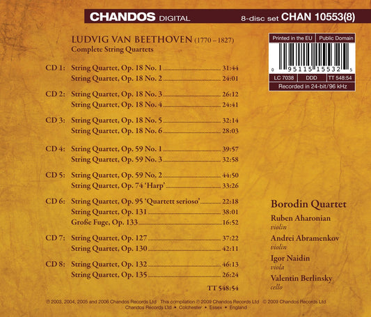 Beethoven, L. Van: String Quartets (Complete)